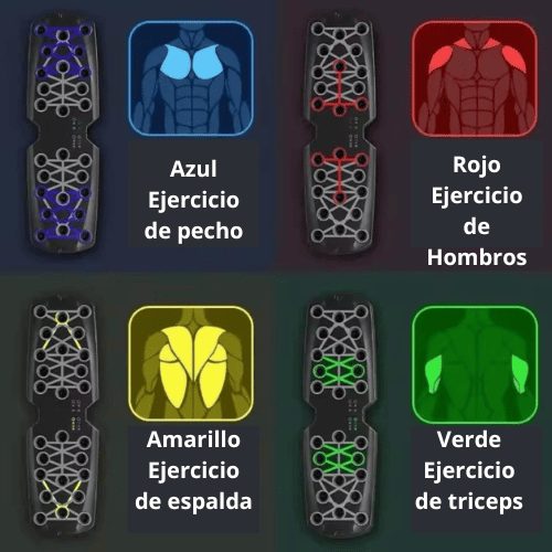 Tabla de Flexiones push up - Ejercicio en casa