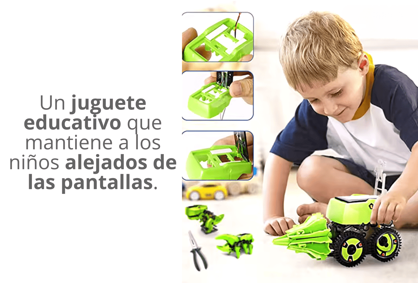 Robot Dinosaurio Energia solar