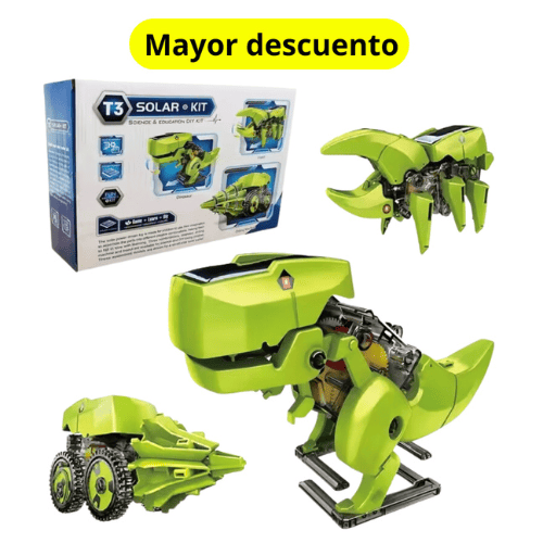Robot Dinosaurio Energia solar